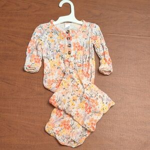 Lou Lou & Company "Hadley" Knotted Sleep Gown 3-6m